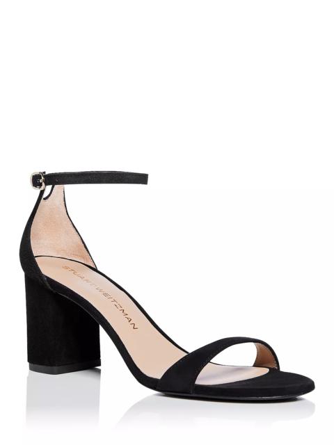 Stuart Weitzman Women's Nudist Block 75 Sandals