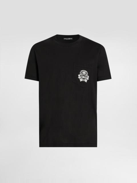 Dolce & Gabbana Cotton t-shirt with embroidery