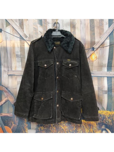 Other Designers Vtg WRANGLER Wrench Coat Fur Lined Corduroy Jacket
