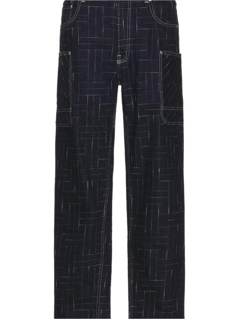 KENZO Weave Cargo Monkey Fit Jeans