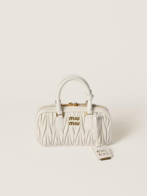Miu Miu Arcadie matelassé nappa leather mini-bag