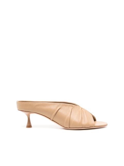 Jane 50mm leather mules