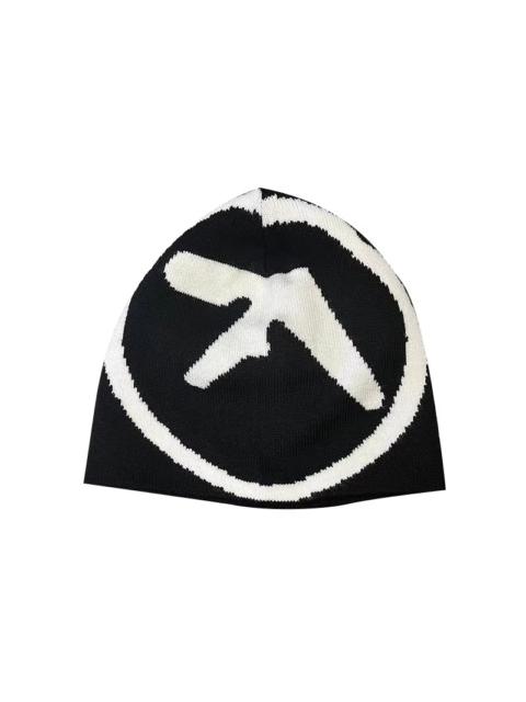 Other Designers Y2K Kpop Aphex Twin Beanies Winter Warm Hat Cute Embroidery Black Cap Adult