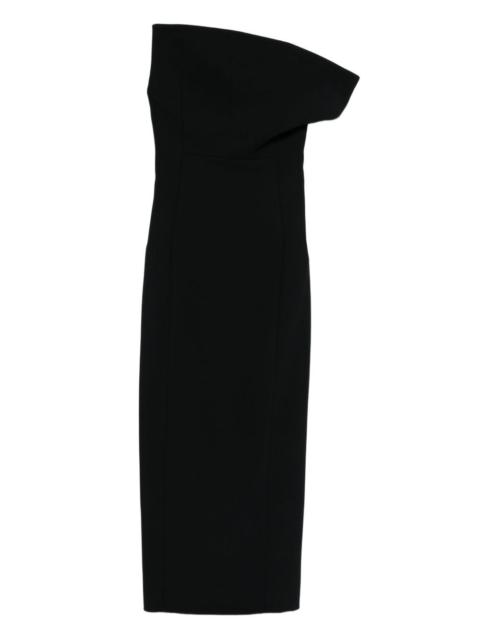 KHAITE WOOL AND SILK BLEND DRESS