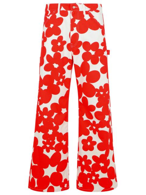 Marni Marni Red Cotton Jeans Men