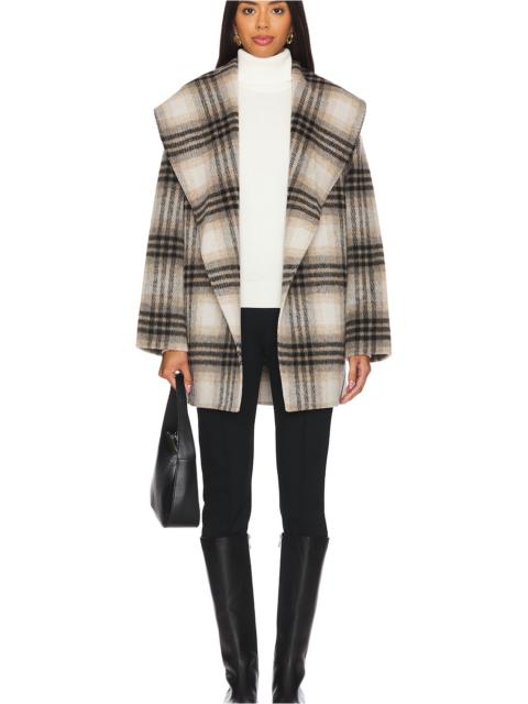 BROCHU WALKER Finley Plaid Coat