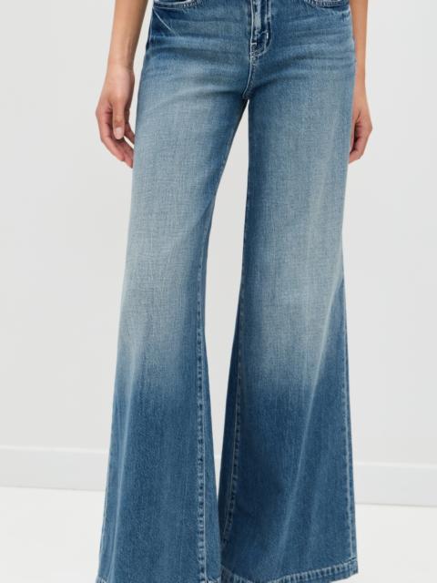 L'AGENCE Quincy High Rise Wide Leg Jeans