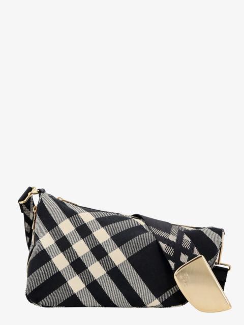 Burberry Fabric Shoulder Bag With Burberry Check Motif