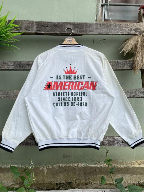 Other Designers Vintage - Vintage American Athlete Hopeful Spell Out Logo Varsity