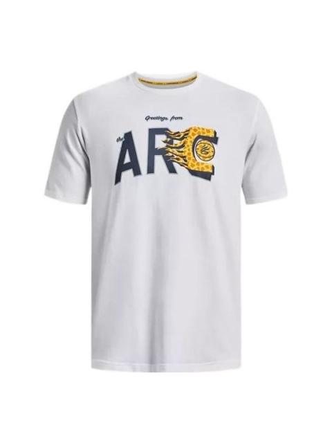 Under Armour Under Armour Curry ARC Logo T-shirt 'White' 1376804-100