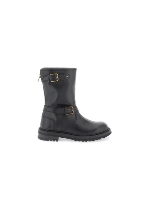 Dolce & Gabbana Dolce & gabbana leather biker boots Size EU 42 for Men
