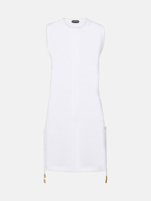TOM FORD Open-knit minidress