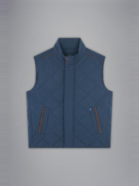 Paul & Shark QUILTED VEST WITH ALCANTARA® DETAILS