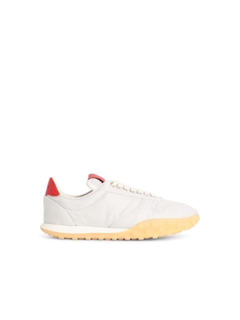Jil Sander Jil Sander Nylon and Nappa Leather Sneakers White