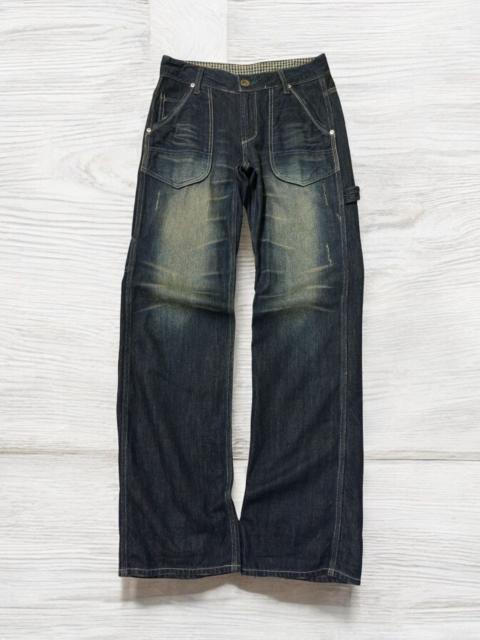 Hysteric Glamour Vintage IN THE GROOVE Baker Pants Muddy Wash Worker Denim