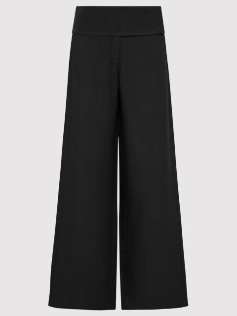 ST. AGNI Wide Waistband Pants - Black