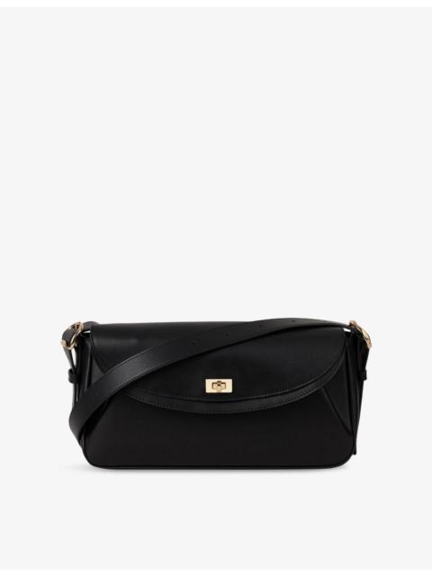 Sandro Le Mambo Leather Shoulder Bag