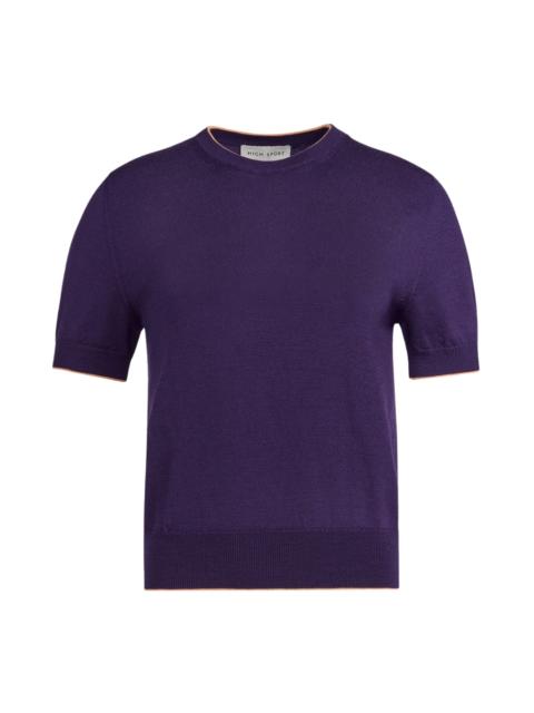 HIGH SPORT Janis Top in Grape