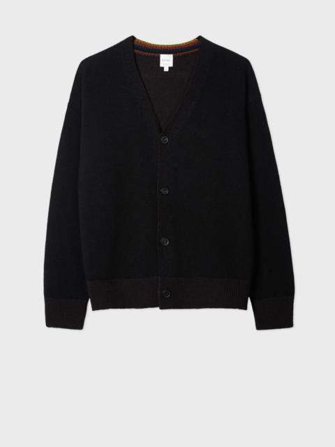 Paul Smith Black Lambswool Cardigan