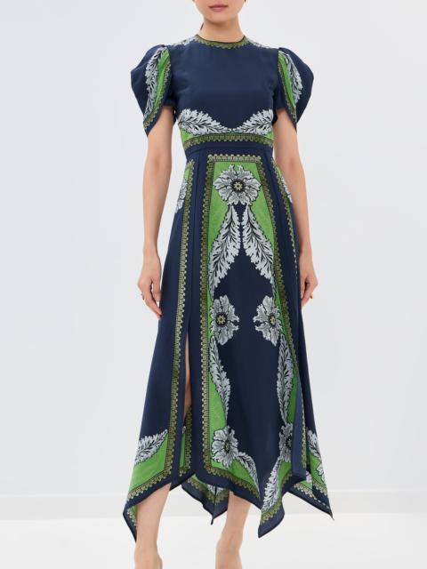 La DoubleJ Cherie Silk Scarf Dress