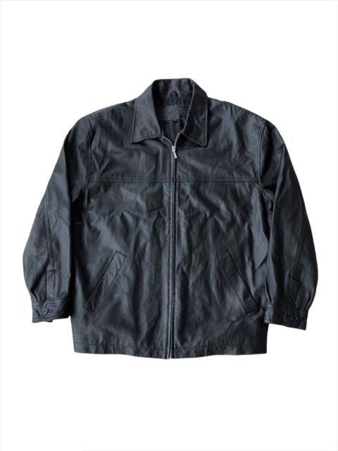 Valentino 90s Gianni Valentino 🇮🇹 Pig Leather Biker Jacket