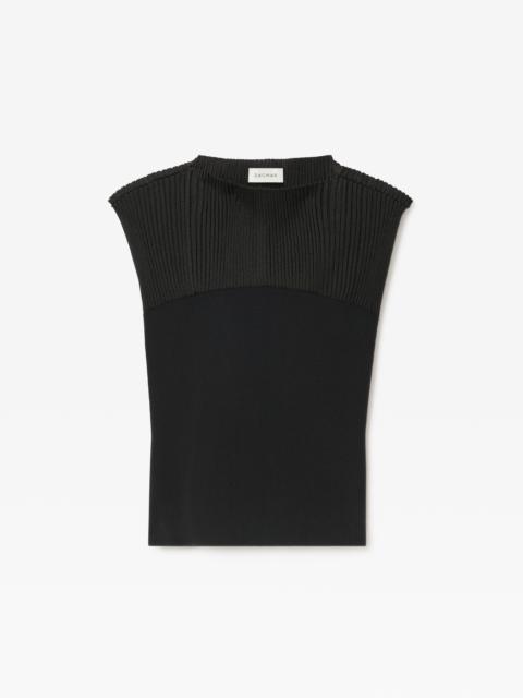 House of Dagmar Contrast Knit top