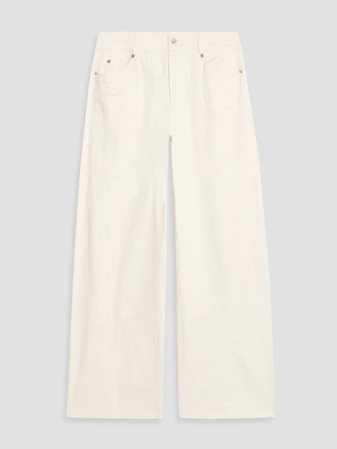 Cult Gaia Adorea cotton-blend straight-leg pants