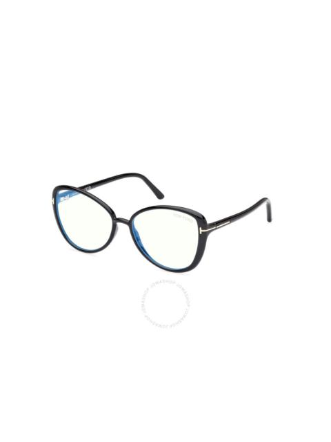 TOM FORD Tom Ford Demo Butterfly Ladies Eyeglasses FT5907-B 001 55