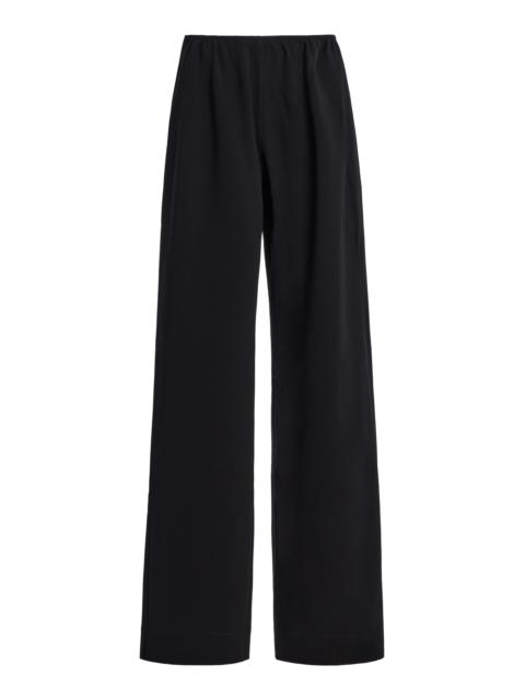 LESET Arielle Satin Crepe Pants black