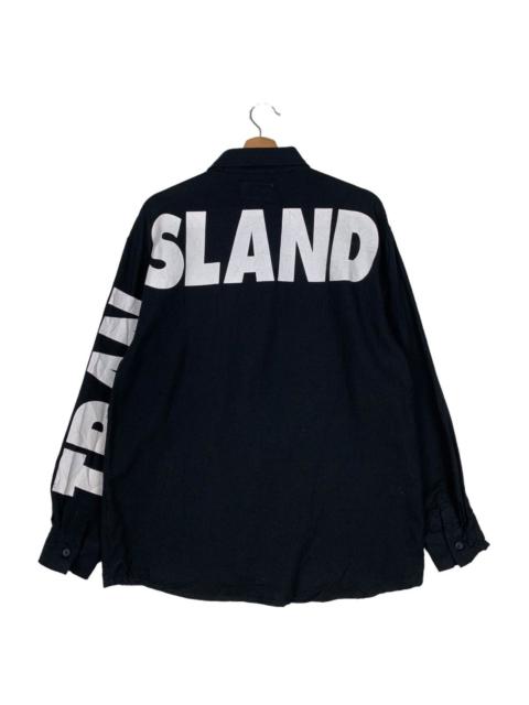Other Designers Vintage - TRANS LAND URBANGARMENT BIG LOGO BUTTON UP SHIRT #0203-C10