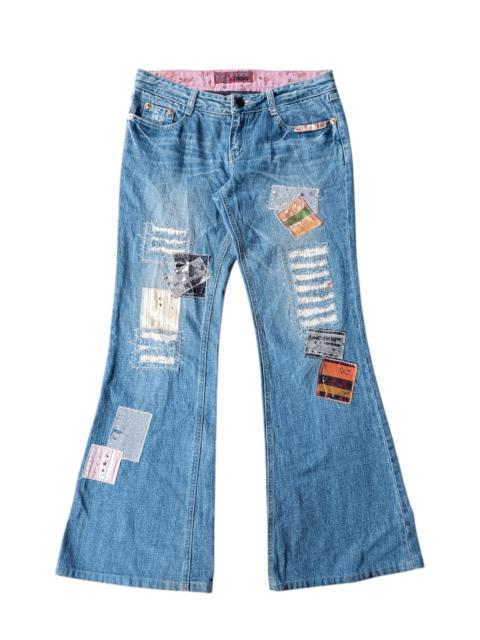 Other Designers Japanese Brand - St.Cross vintage japanese flare low rise unisex jeans