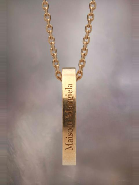 Maison Margiela Logo ring necklace