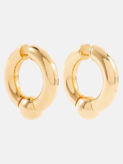 BALENCIAGA Mega hoop earrings