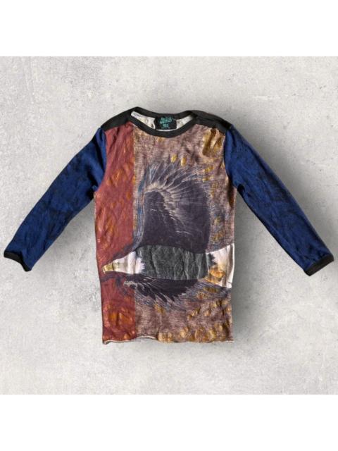 Jean Paul Gaultier SS96 Eagle Print Mesh Top