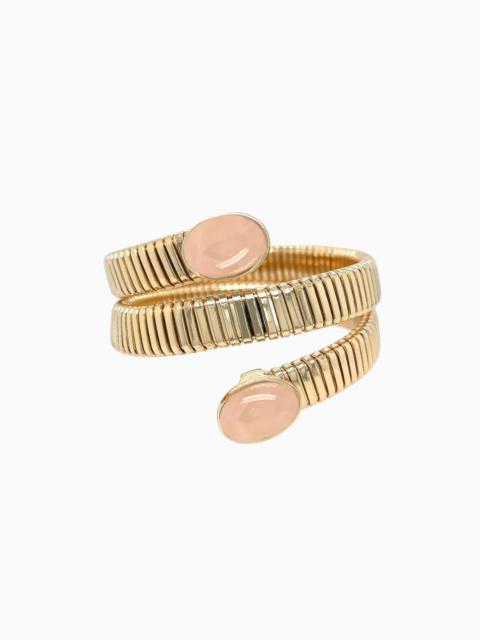 LoveShackFancy Jennifer Miller Coral Resin Wrap Bracelet