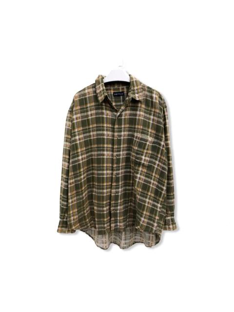 Other Designers Uniqlo - Japanese Brand Uniqlo Plaid Tartan Flannel Shirt 👕