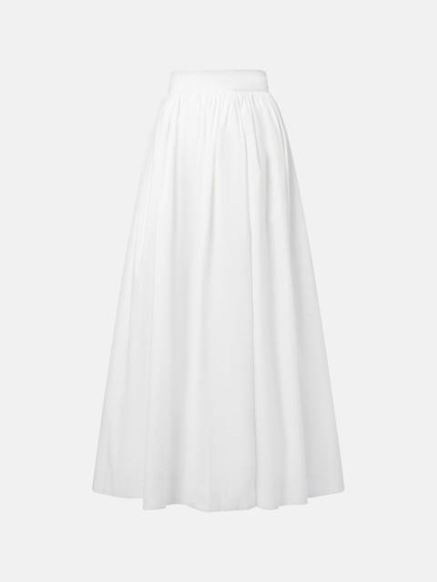 ADRIANA DEGREAS Cotton maxi skirt