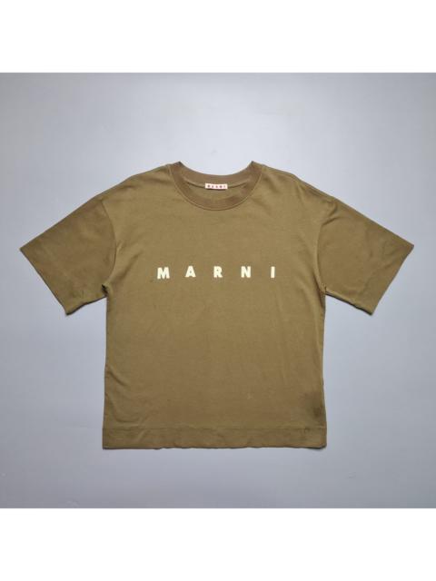 Marni Marni - Logo Printed Oversized T-Shirt