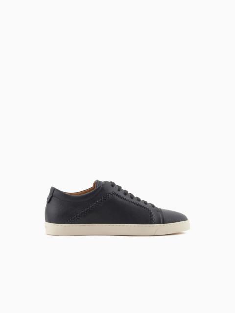 GIORGIO ARMANI Nappa-leather sneakers