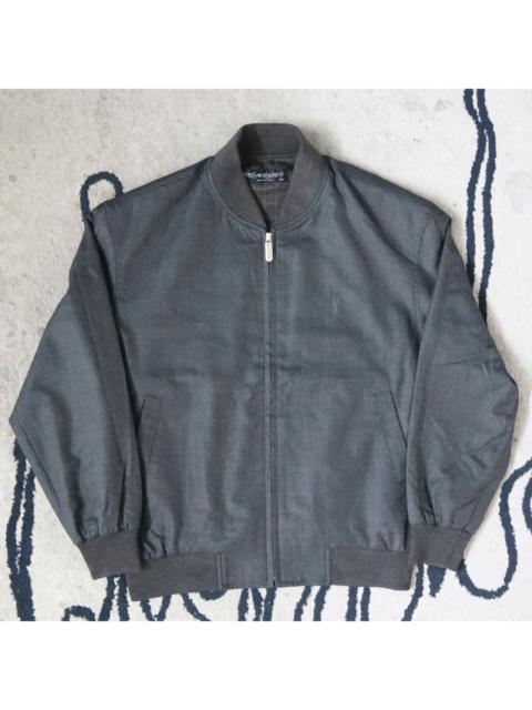 Other Designers Vintage - YSL Embroidered Mini Logo Bomber Work Casual Jacket