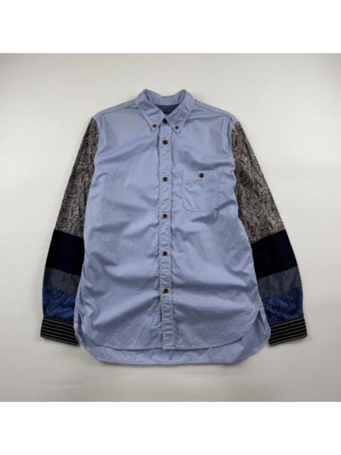 Junya Watanabe MAN Junya Watanabe Patchwork Sleeve Shirt