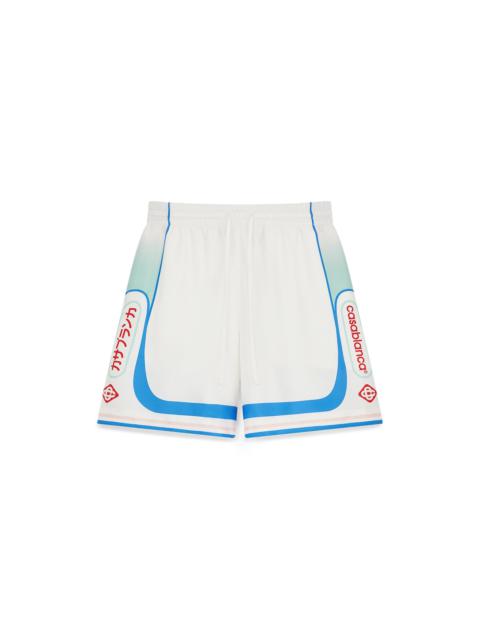 CASABLANCA Fuji Dream Silk Shorts | Casablanca Paris