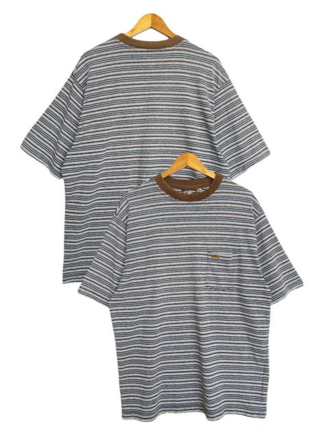 Other Designers Vintage 80s Quiksilver Surf Stripe Pocket Tees