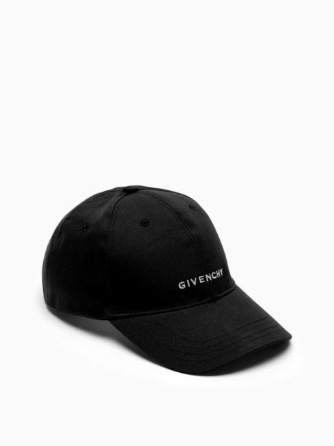 Givenchy Black Logo-Embroidery Baseball Cap Men