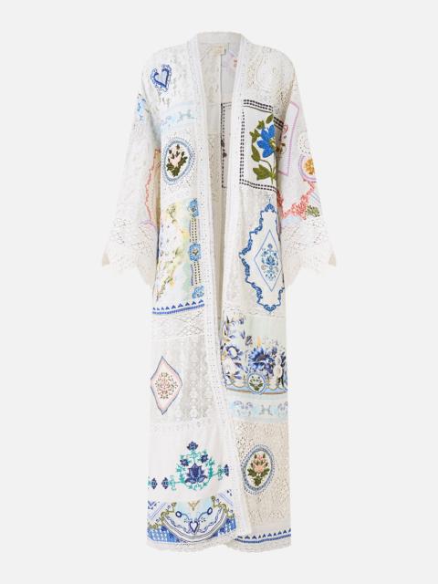 CAMILLA FLARE SLEEVE LONG ROBE