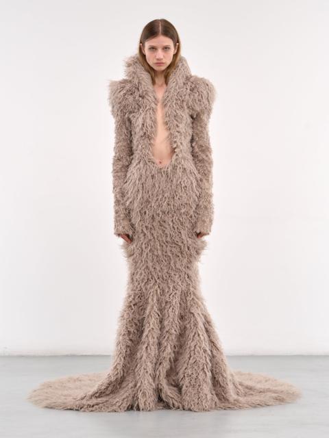HAN KJØBENHAVN Rounden Faux Fur Gown