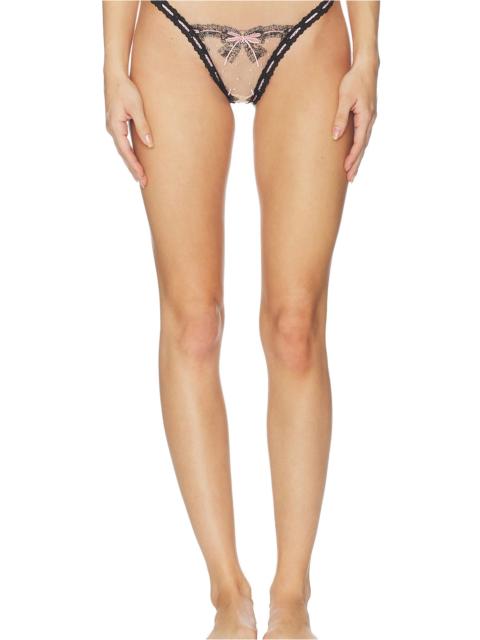 For Love & Lemons Love Letters Thong Panty