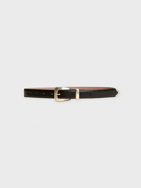 KHAITE Belt Benny Sílver Buckle Black