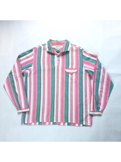 Evisu Japan Multicolor Stripes Pullover Shirt