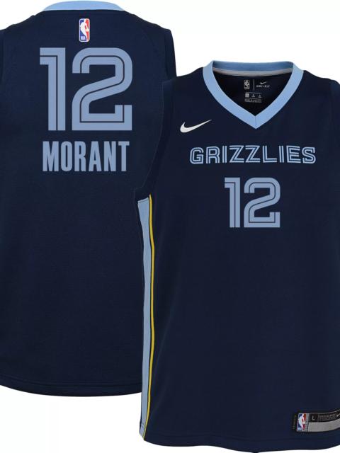 Nike Nike Youth Memphis Grizzlies Ja Morant #12 Navy Dri-FIT Icon Jersey